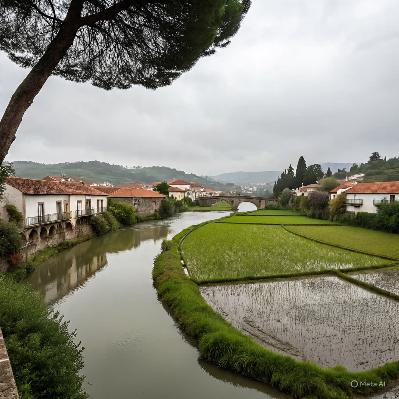 The Sado Rises, and a Town Moves Gently Out of Its Way