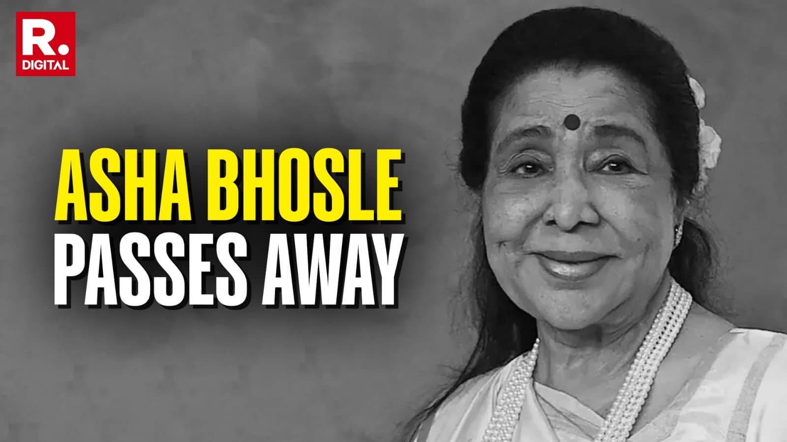 Legendary Singer Asha Bhosle Dies