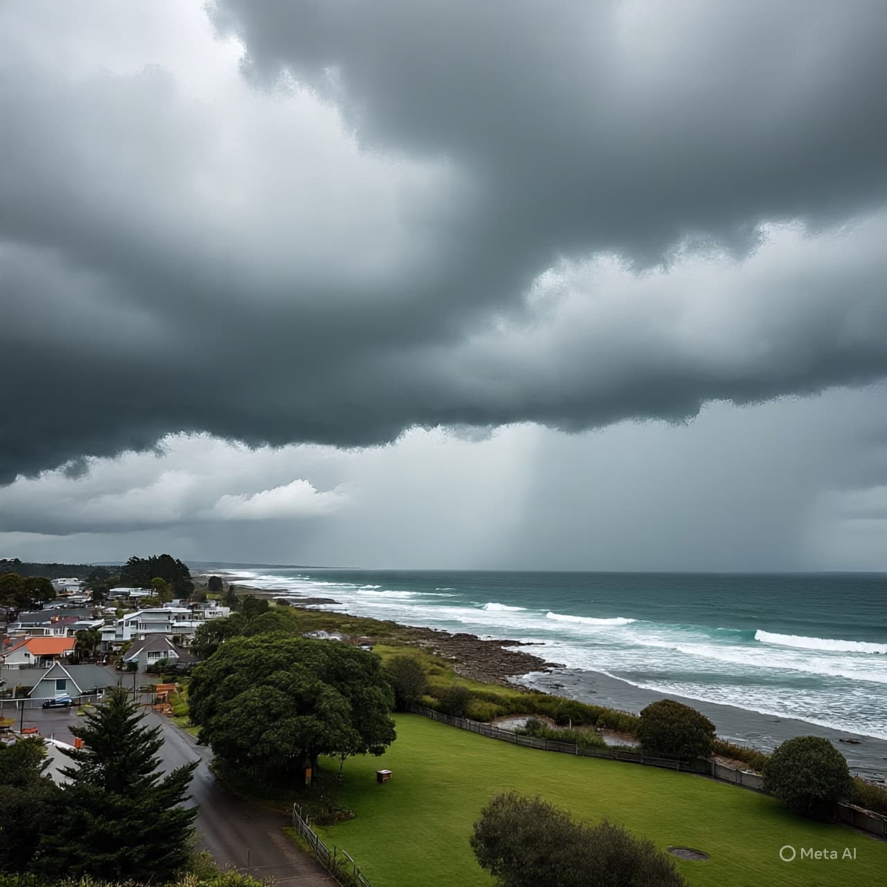 Des nuages s'accumulent au-dessus des eaux du Nord : l'approche discrète d'une dépression tropicale près de la Nouvelle-Zélande