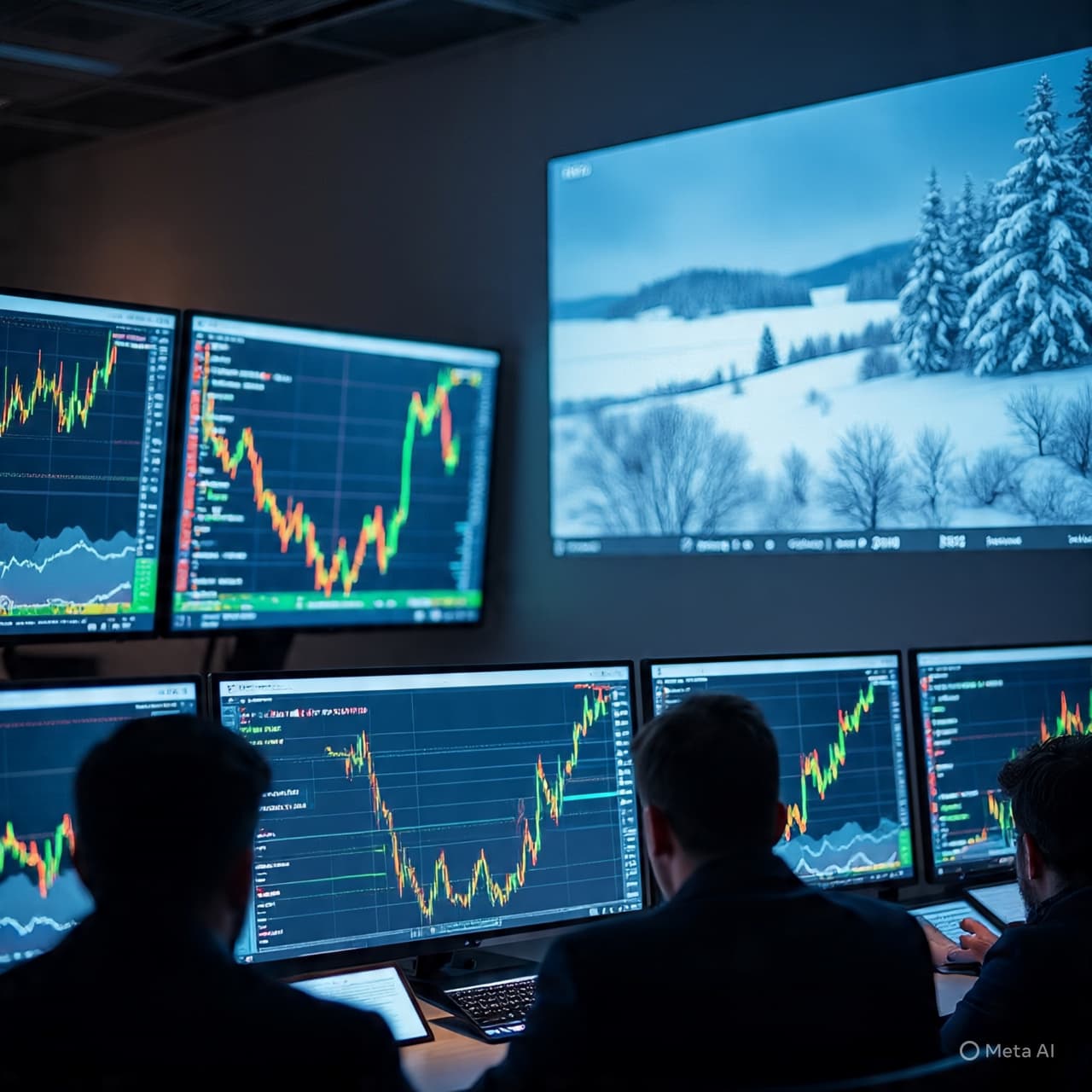 Between Snowflakes and Supply Curves: A Surge Written in Cold Weather