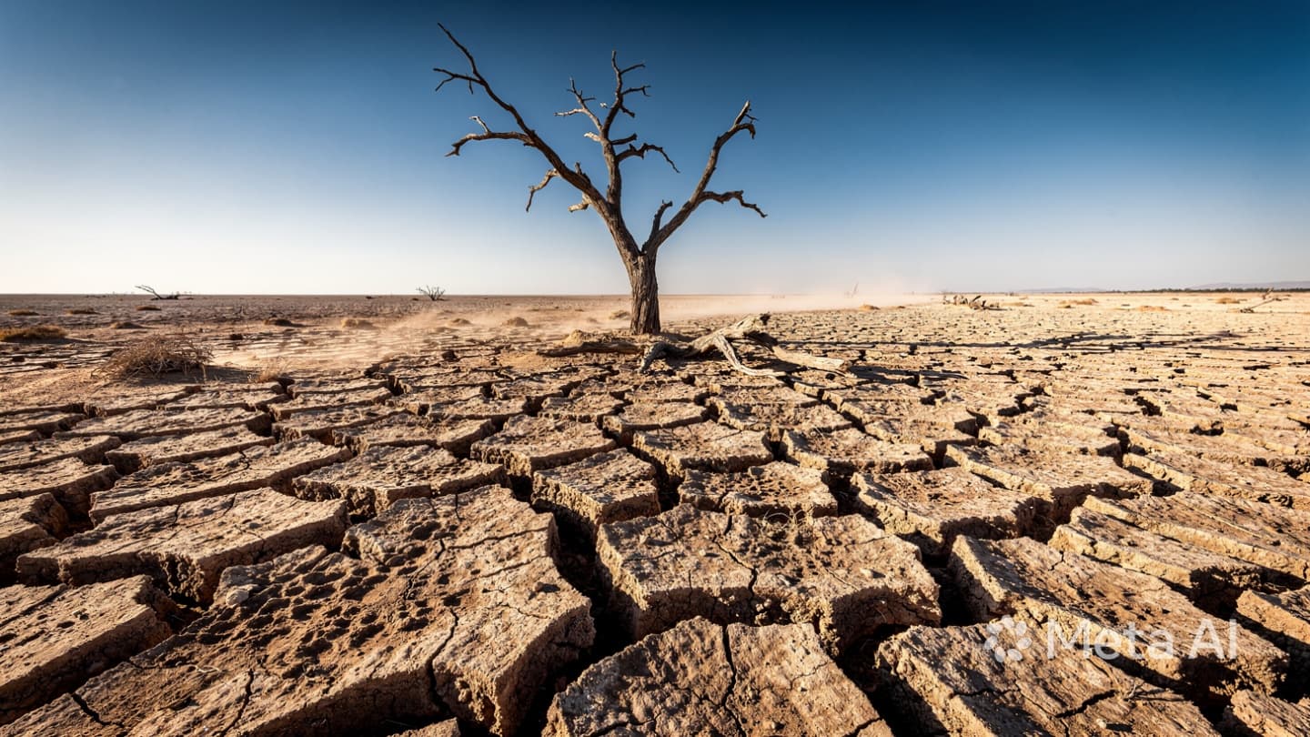 When the Dust Becomes the Only Language, The Sun Claims the Heart of the Land
