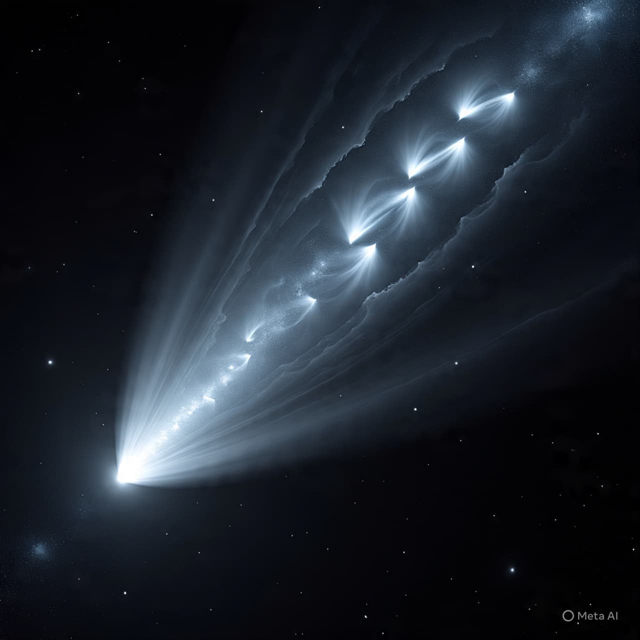 When Observation Meets Chance: Hubble and the Quiet Fracture of a Passing Comet