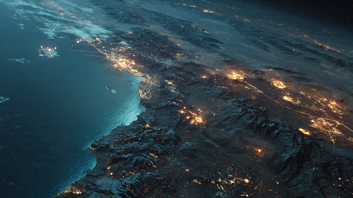 Beneath the Radar Sky: A Moment When Ships and Aircraft Become Memory