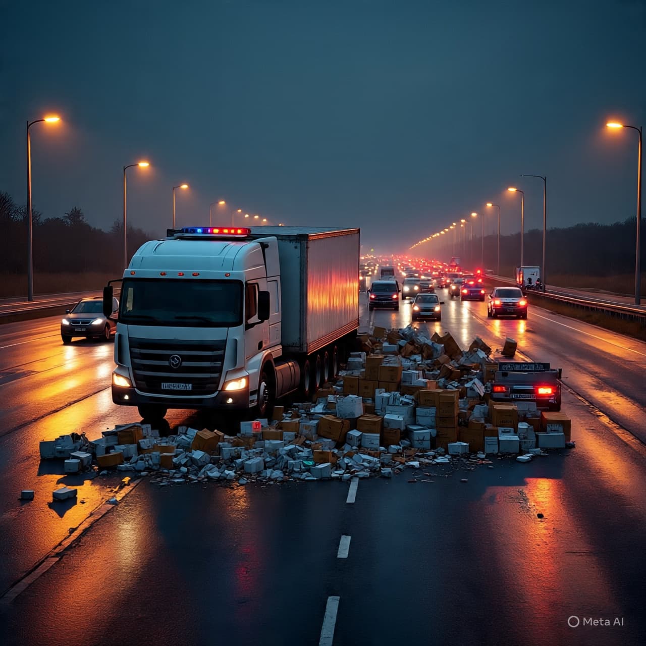 On the Edge of Motion: A Sudden Turn Along a Coastal Road