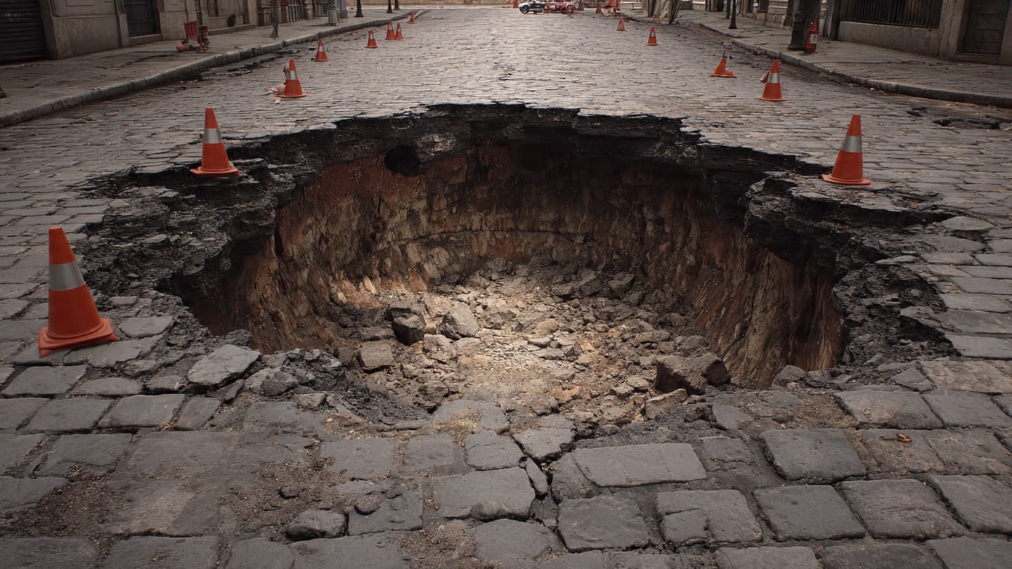Between the Stone and the Saturated Soil: A Story of Structural Decay