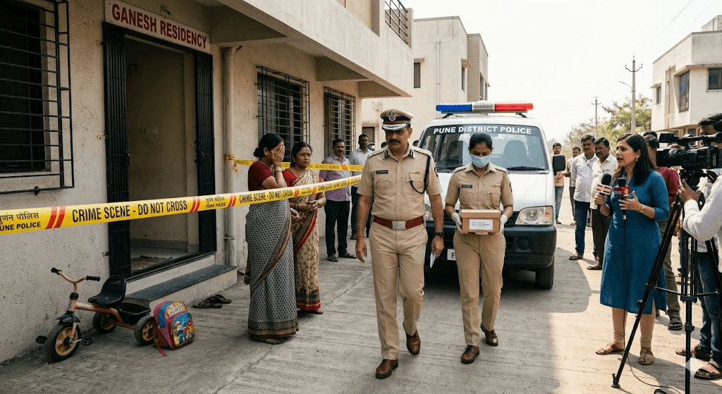 Betrayal in Khed: Mother and Partner Arrested for Brutal Murder of Six-Year-Old Son