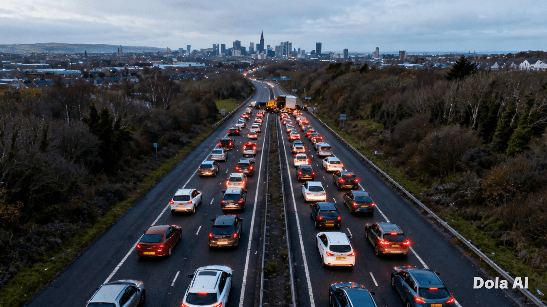 Slow Currents in Dublin’s Veins: N4 Collision and M50 Breakdown