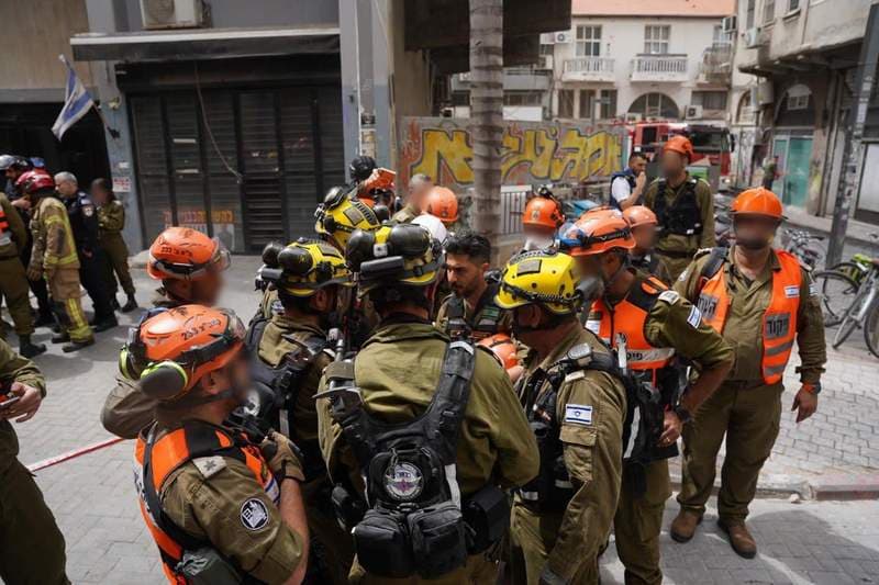 Six-Story Apartment Building Collapses in Central Tel Aviv, Injuring Two