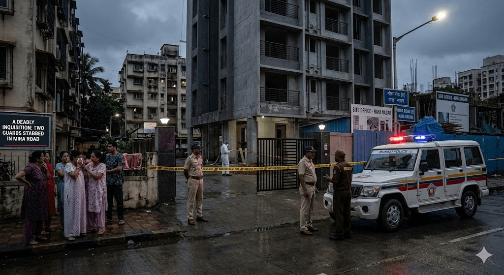 A Deadly Inquisition: Two Guards Stabbed After Failing Religious Questioning in Mira Road