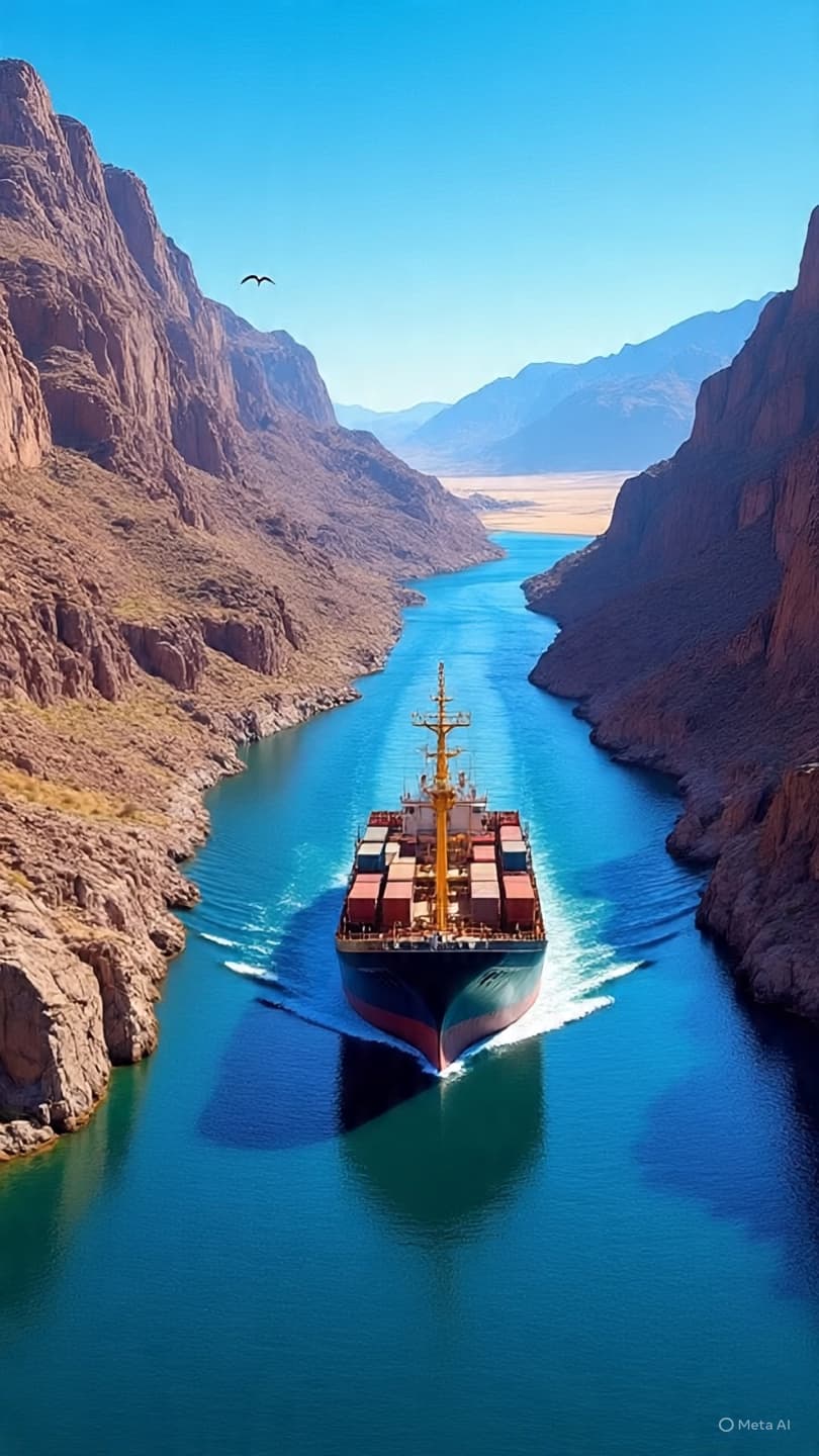 Between the Shifting Desert Sands and the Steel Hearts of the Waiting Great Fuel Ships