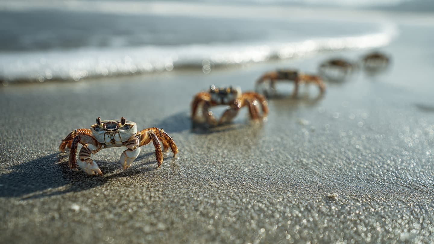 The Crab’s Sideways Secret Began in Deep Time