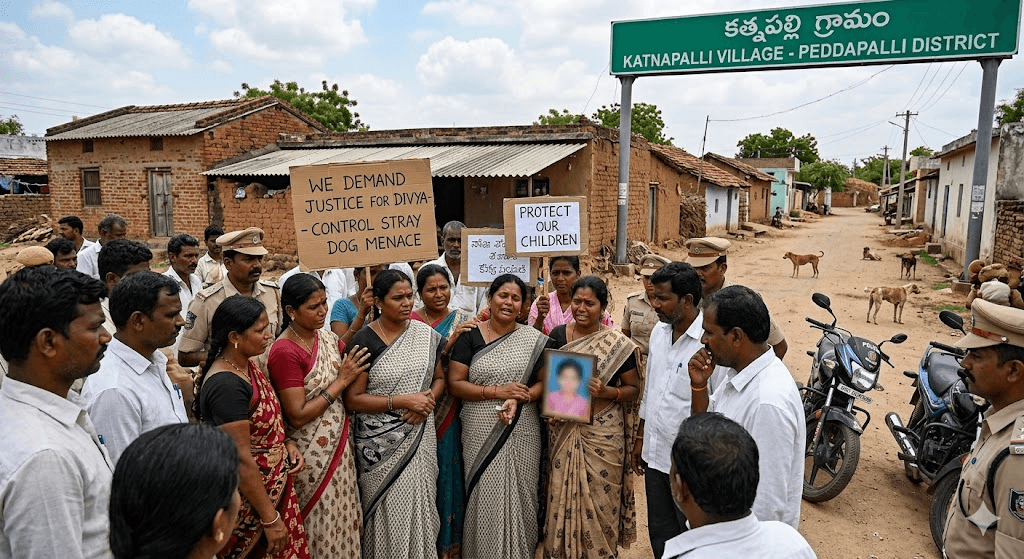 Tragedy in Telangana: Three-Year-Old Girl Mauled to Death by Stray Dog Pack