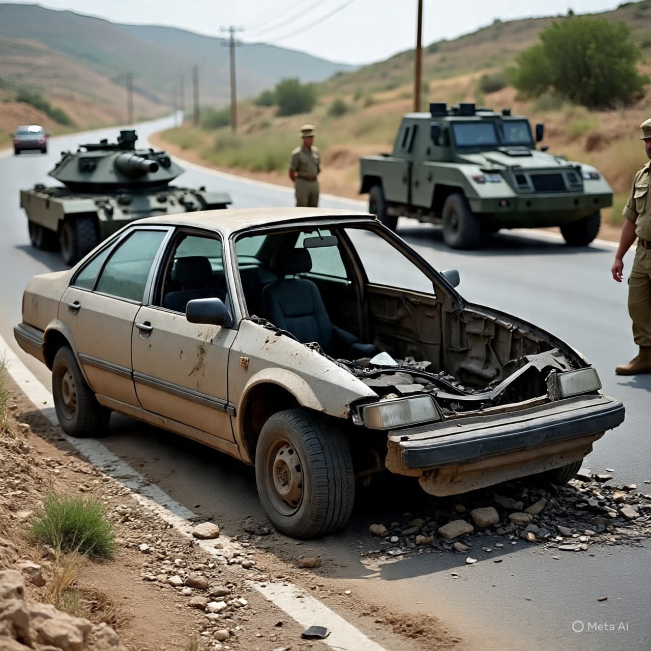Where the Road Narrows: A Family Car and the Weight of a Long Conflict