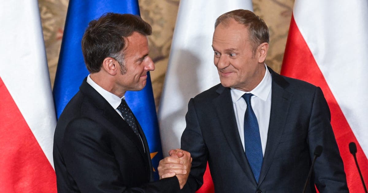 Tusk and Macron Discuss Joint Nuclear Exercises