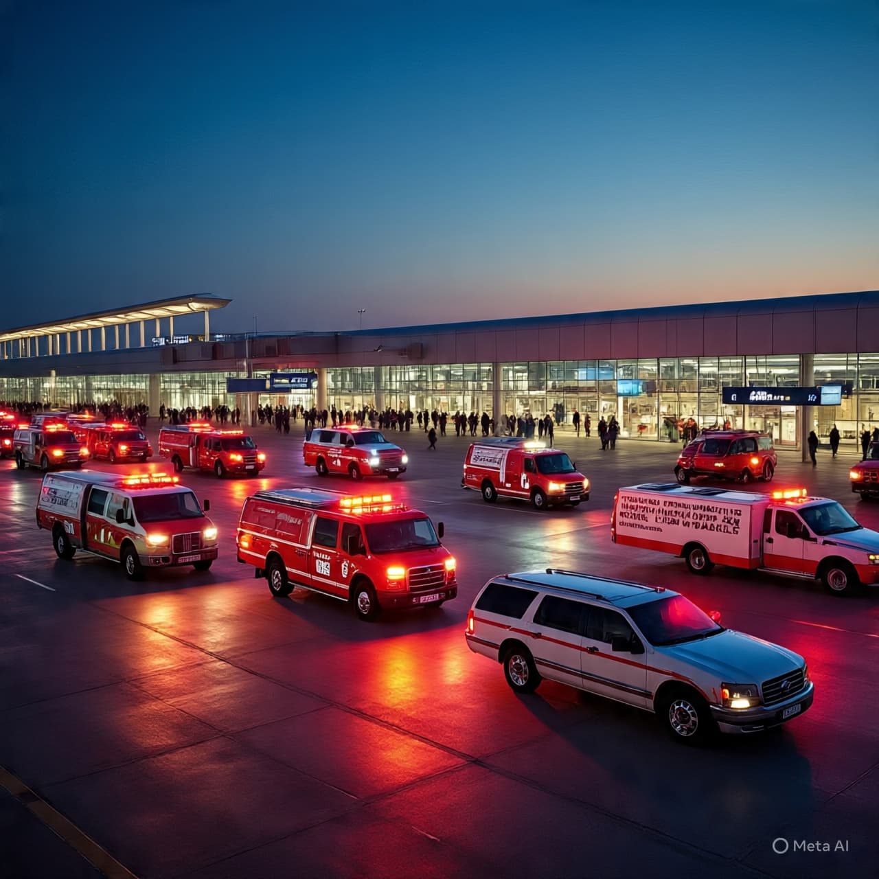 “Between Departures and Alarms: A Moment of Tension at the Gate”