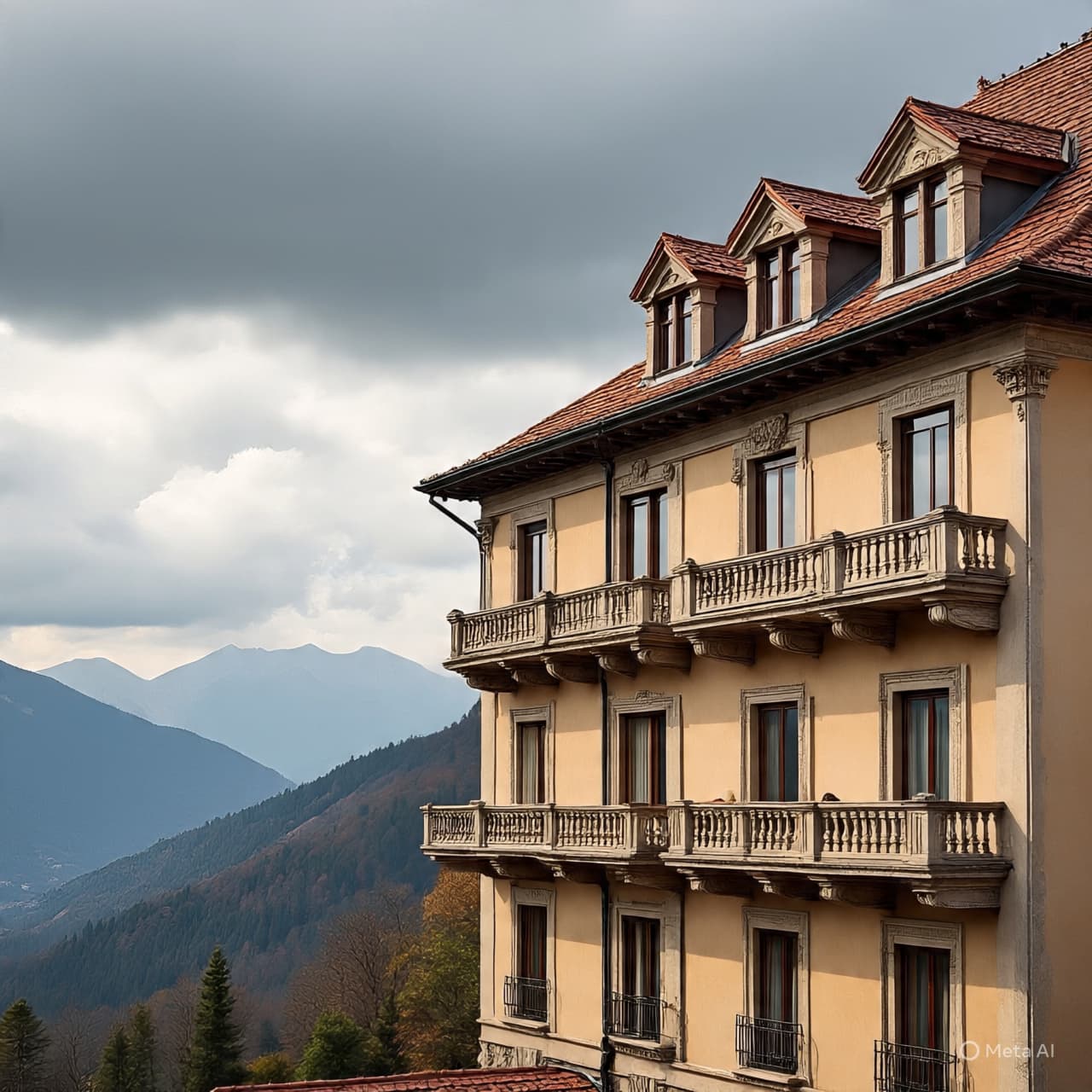 Beneath the Mountain’s Watch: A Grand Hotel Waits Between Past and Repair