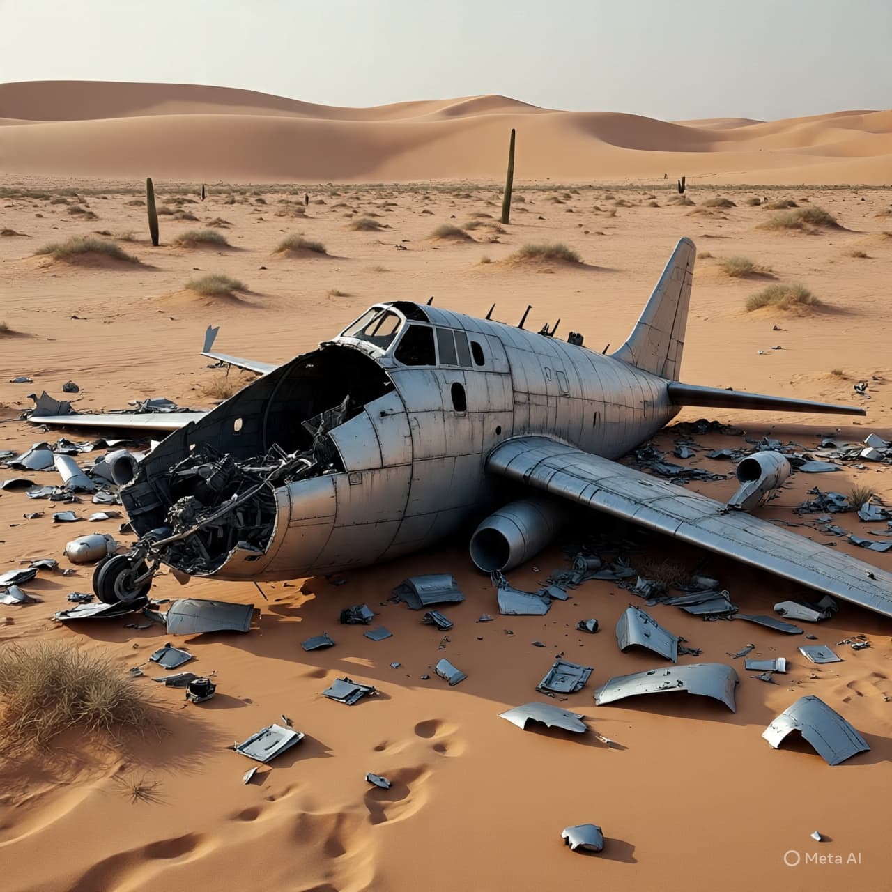 Fragments in the Sand: What Do the Wreckage Photos Reveal?