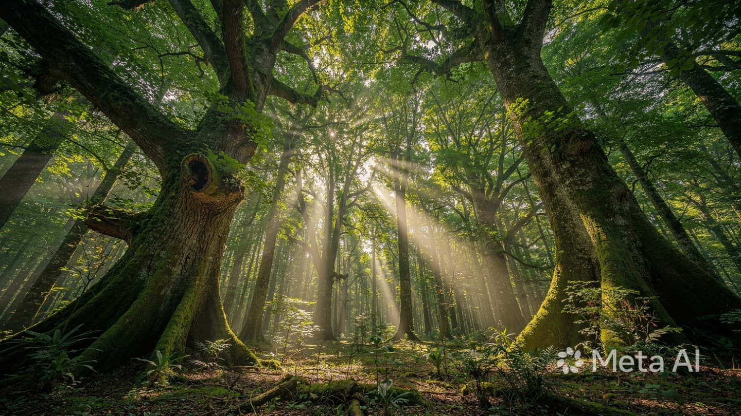 Beneath the Canopy of Time, a Reflective Journey Through the Quiet Forest Depths