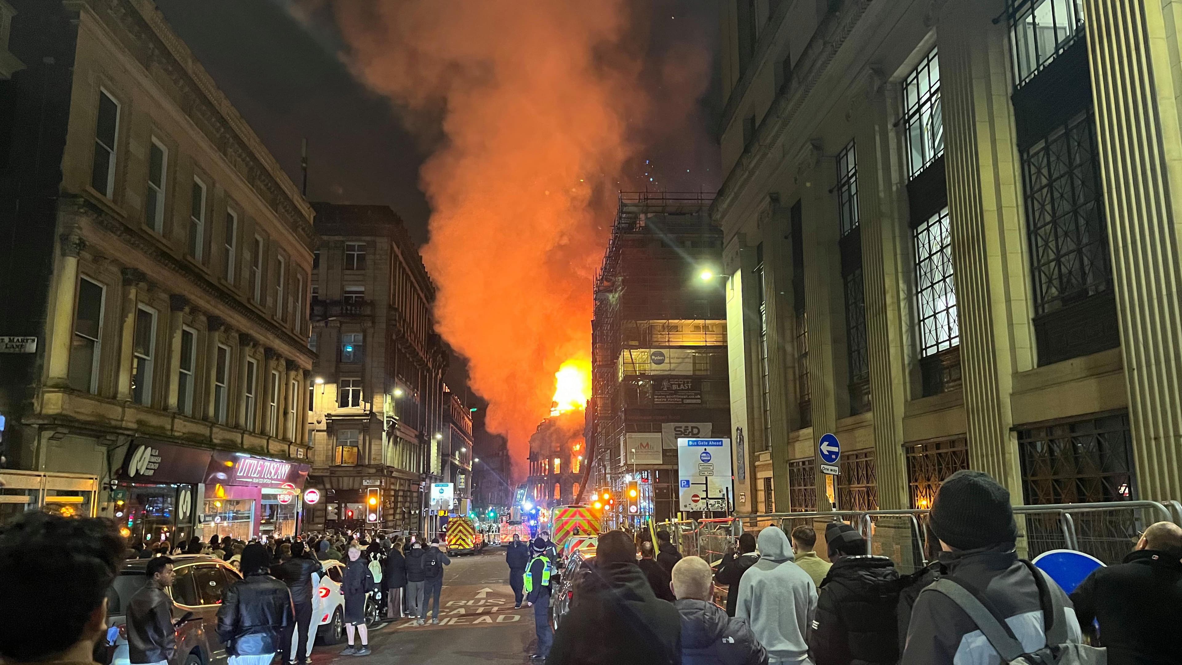 Fire Near Glasgow Central Station Causes Major Rail Disruption