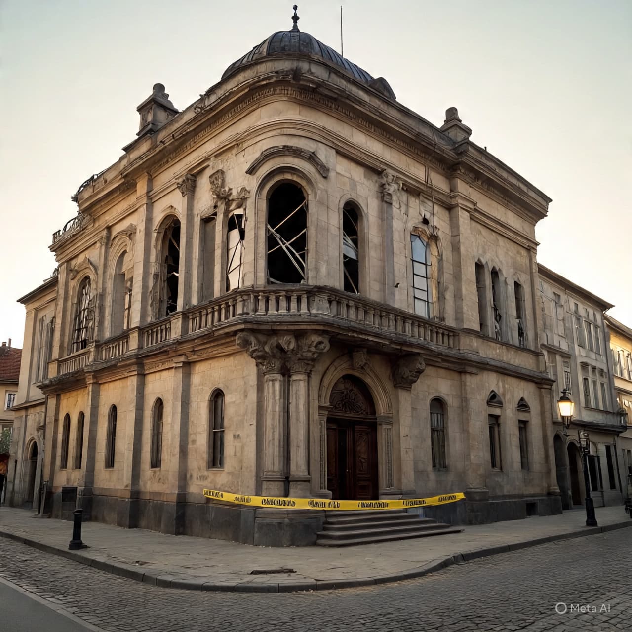 A Morning Shattered: Windows Broken Near a Synagogue in Liège*