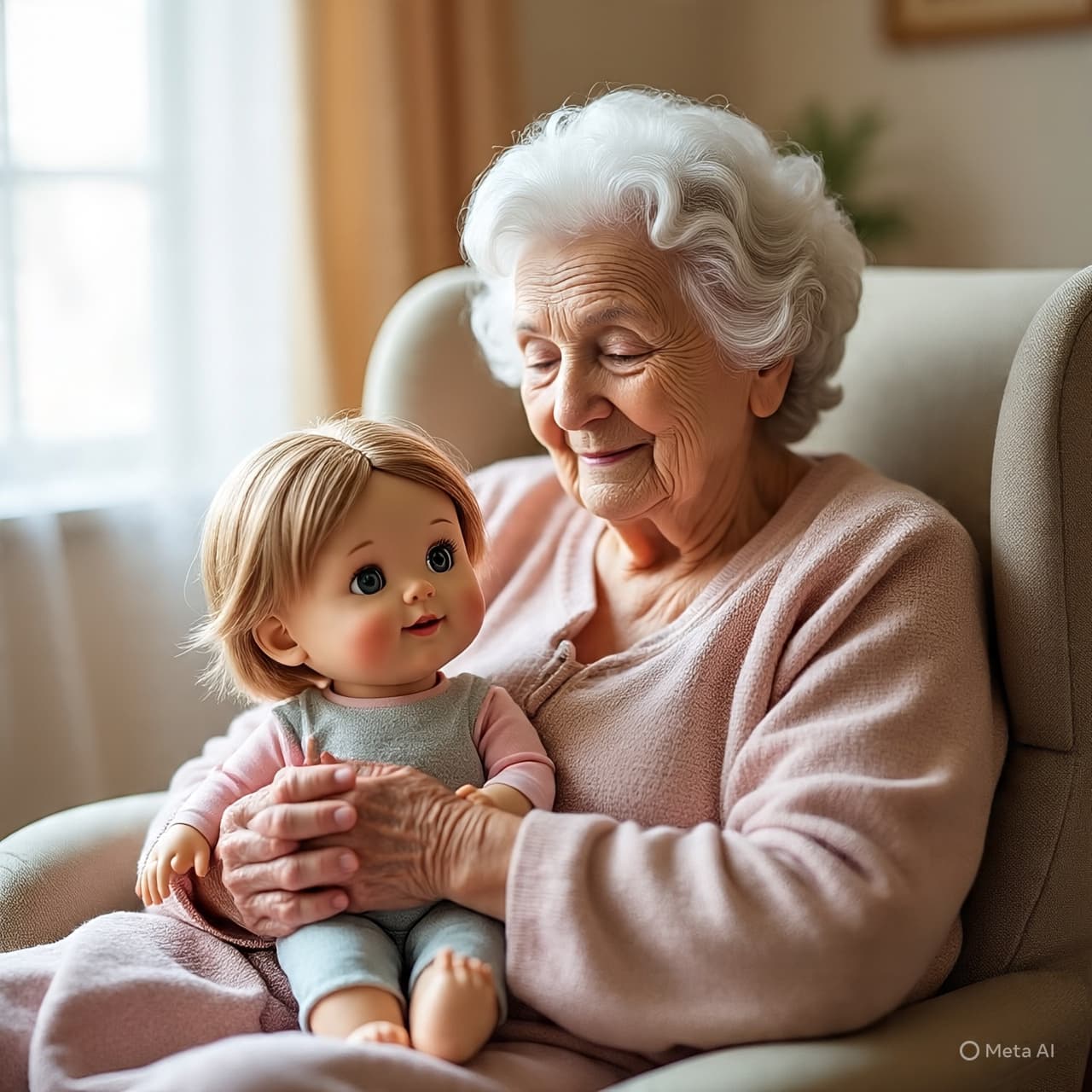 In Gentle Hands, a Quiet Awakening: Reflections on Memory, Care, and the Small Comfort of a Doll