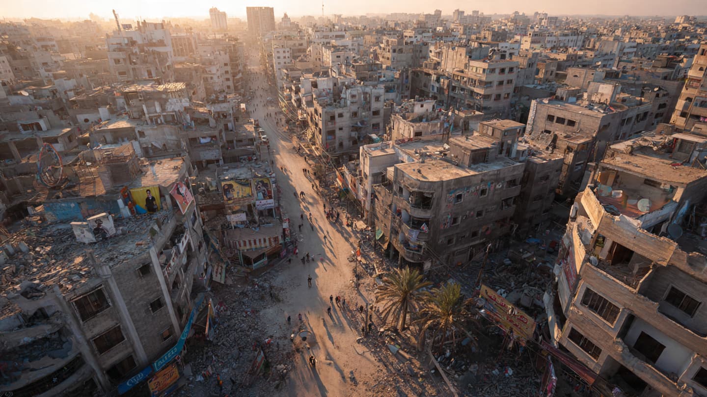 Across the Broken Streets of Gaza, an Old Ritual Returns with New Weight