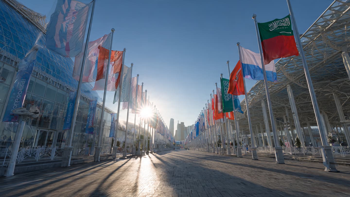 Where the Desert Meets the Neva: A Soft Reflection on the Saudi Centennial