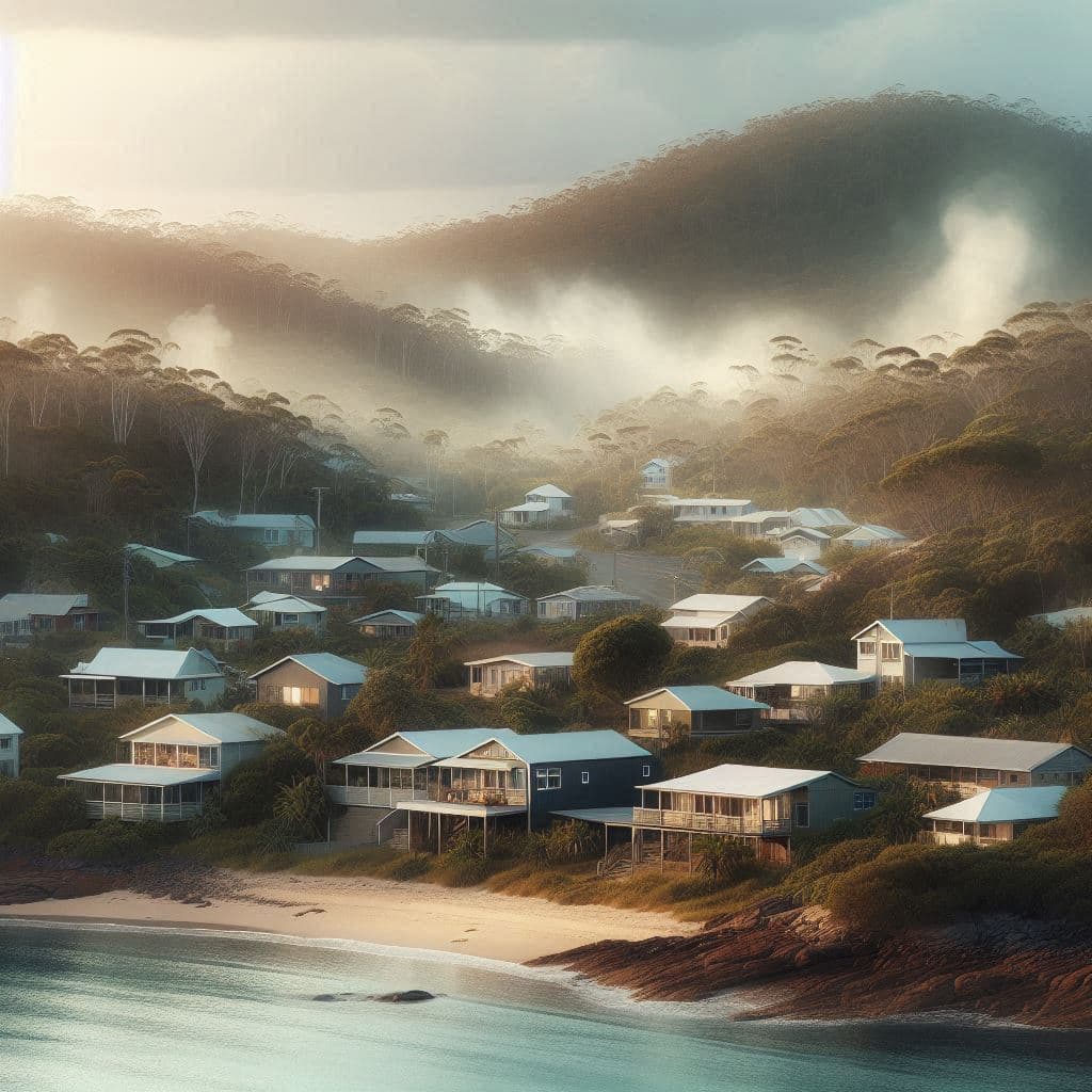 At the Threshold of Smoke and Sea, Cape Jervis Waits