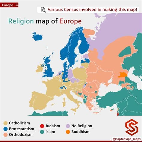 Interactive Map of Religion Across Europe: Insights from the 2021–2024 Census Data