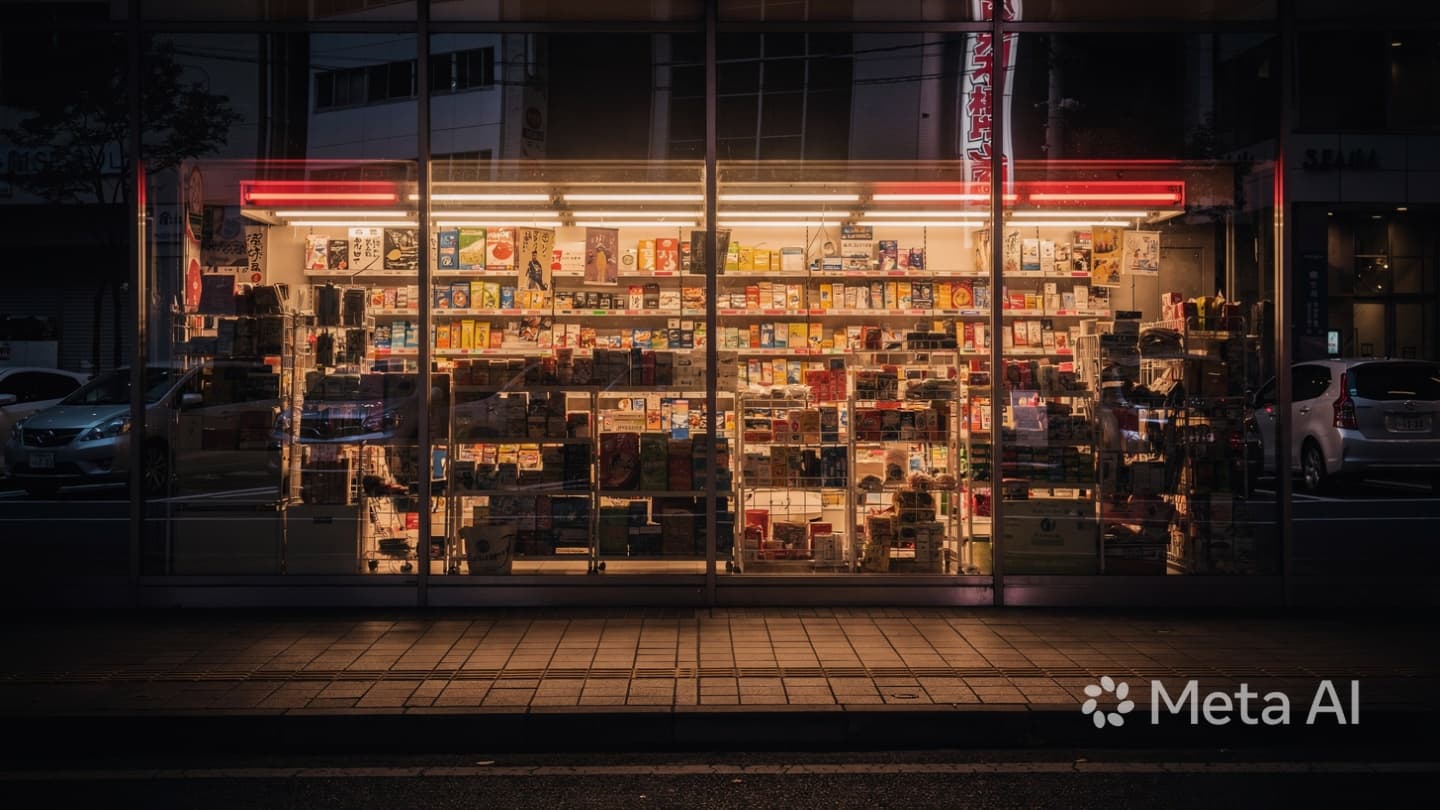 The Flutter of Stolen Moments, A Sequence of Shadows Across the Aomori Night