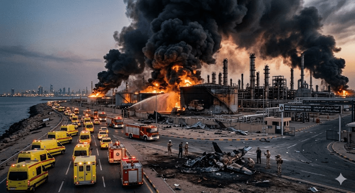 High-Stakes Sabotage: Iran’s Drone Strikes Ignite Crisis at Kuwait’s Vital Energy Hubs