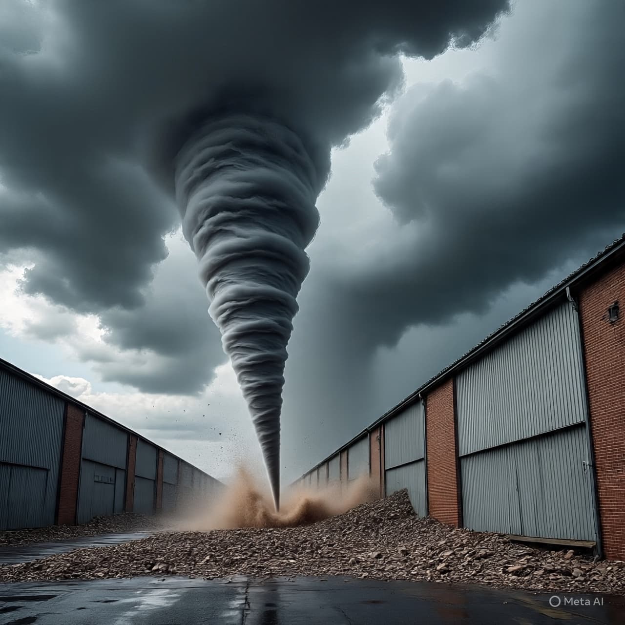 Between Steel Walls and Moving Clouds: The Morning a Small Tornado Touched Down in Charlotte