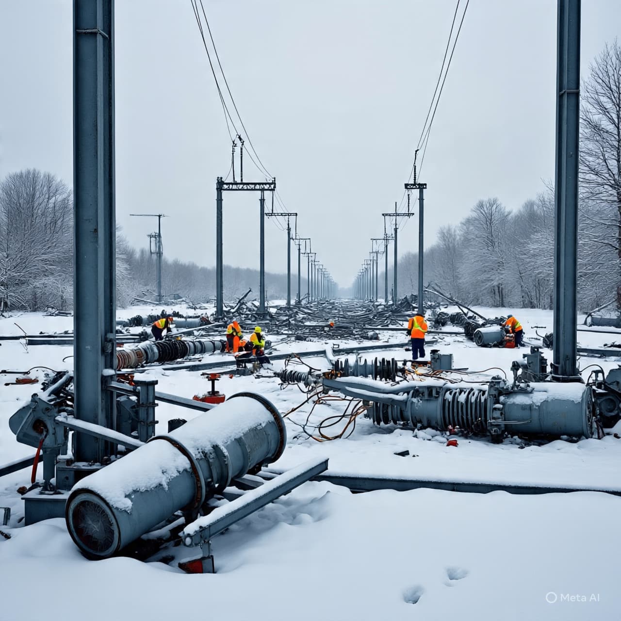 Blackouts in the Snow: How Strikes on the Grid Became a Season’s Shadow