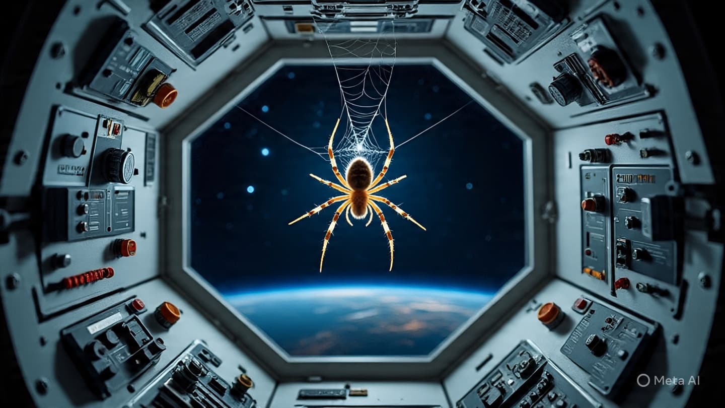 In Weightlessness, Even a Spider’s Web Learns a New Language