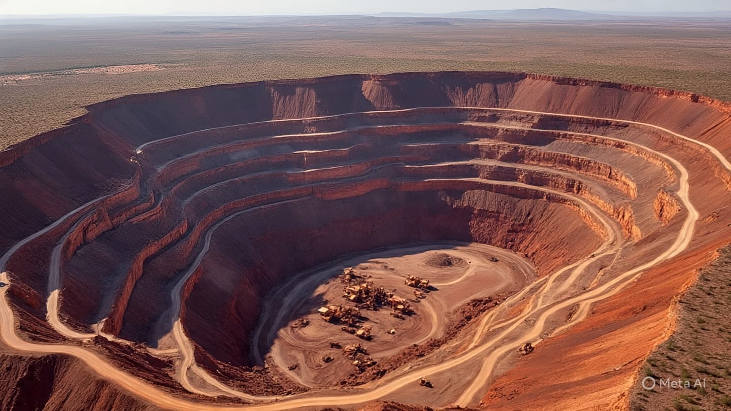The Heavy Pulse of the Red Earth: Reflections on the Endurance of Industrial Ore