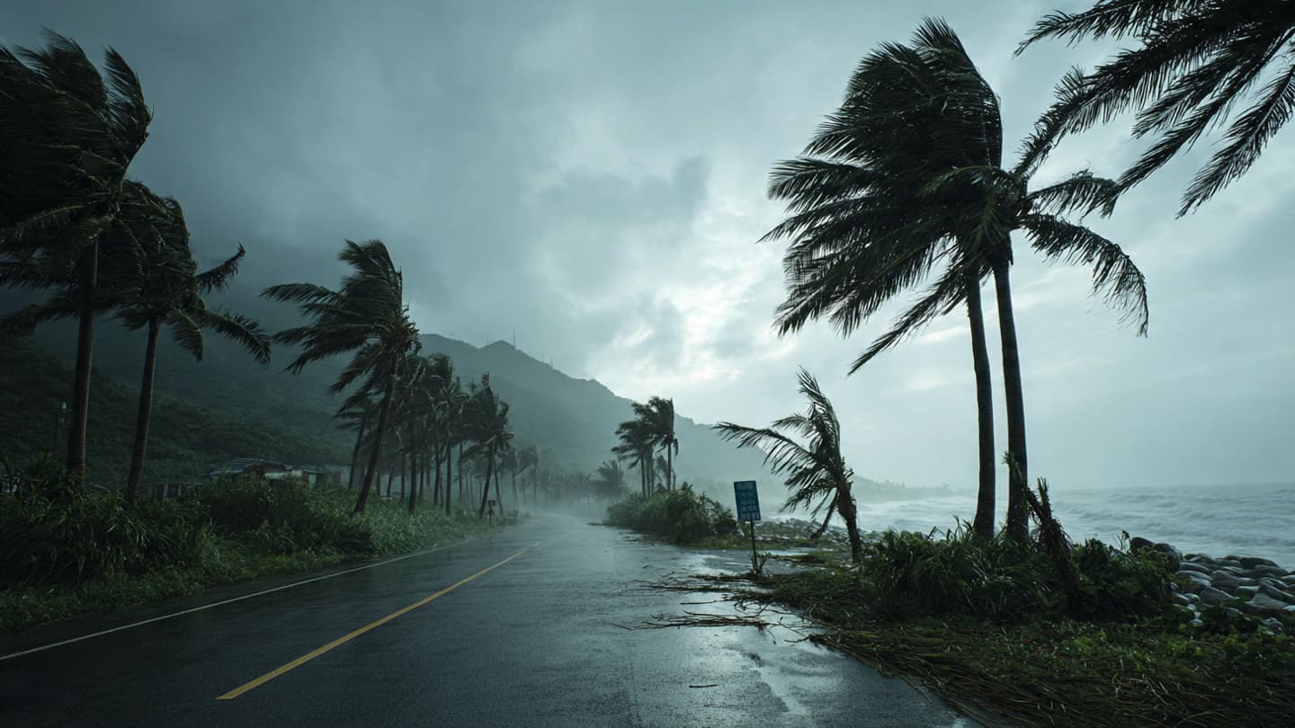 Between the Shattered Glass and the Rising Tide: An Afternoon of Rain in Taitung