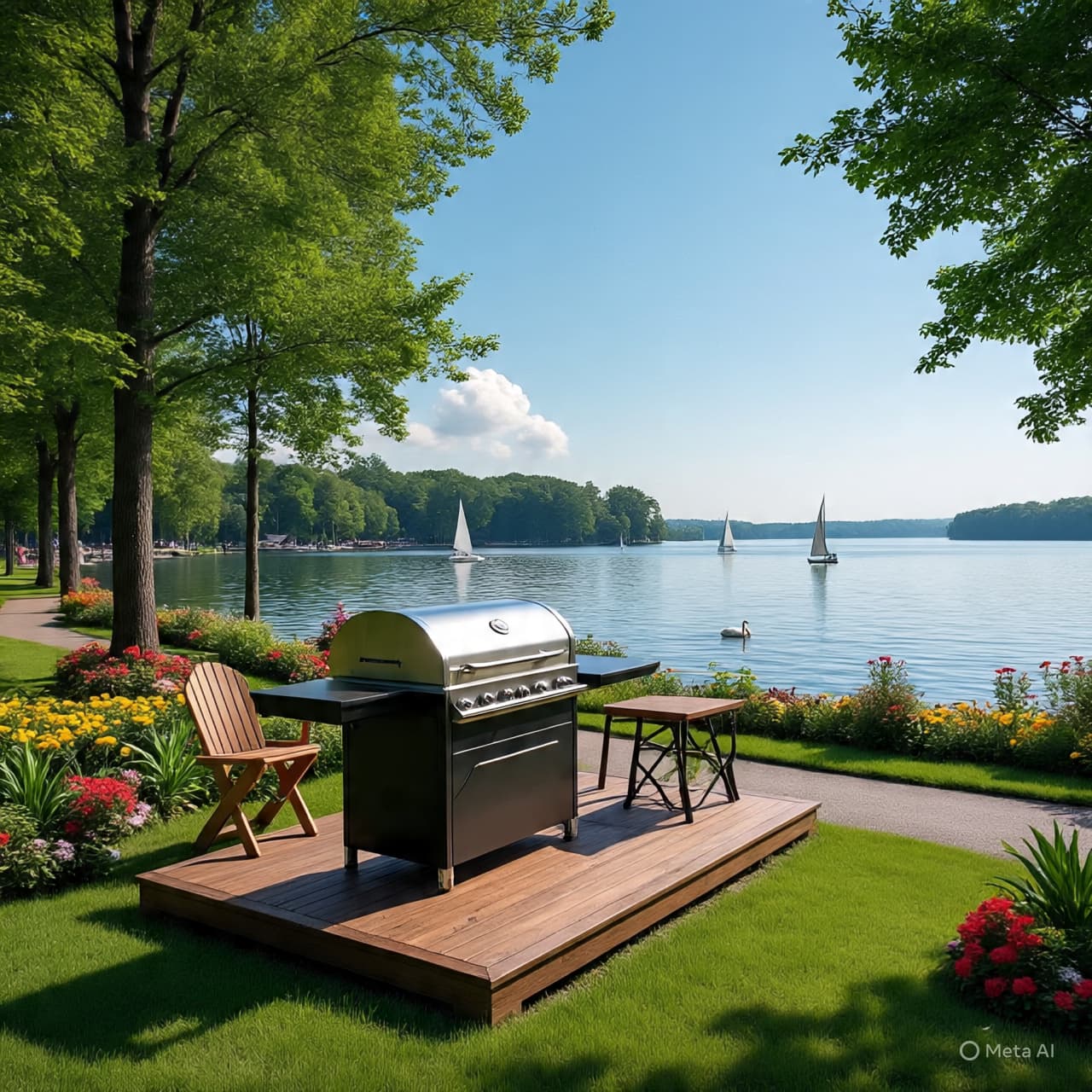 An Afternoon Interrupted by Flame at Lake Conjola