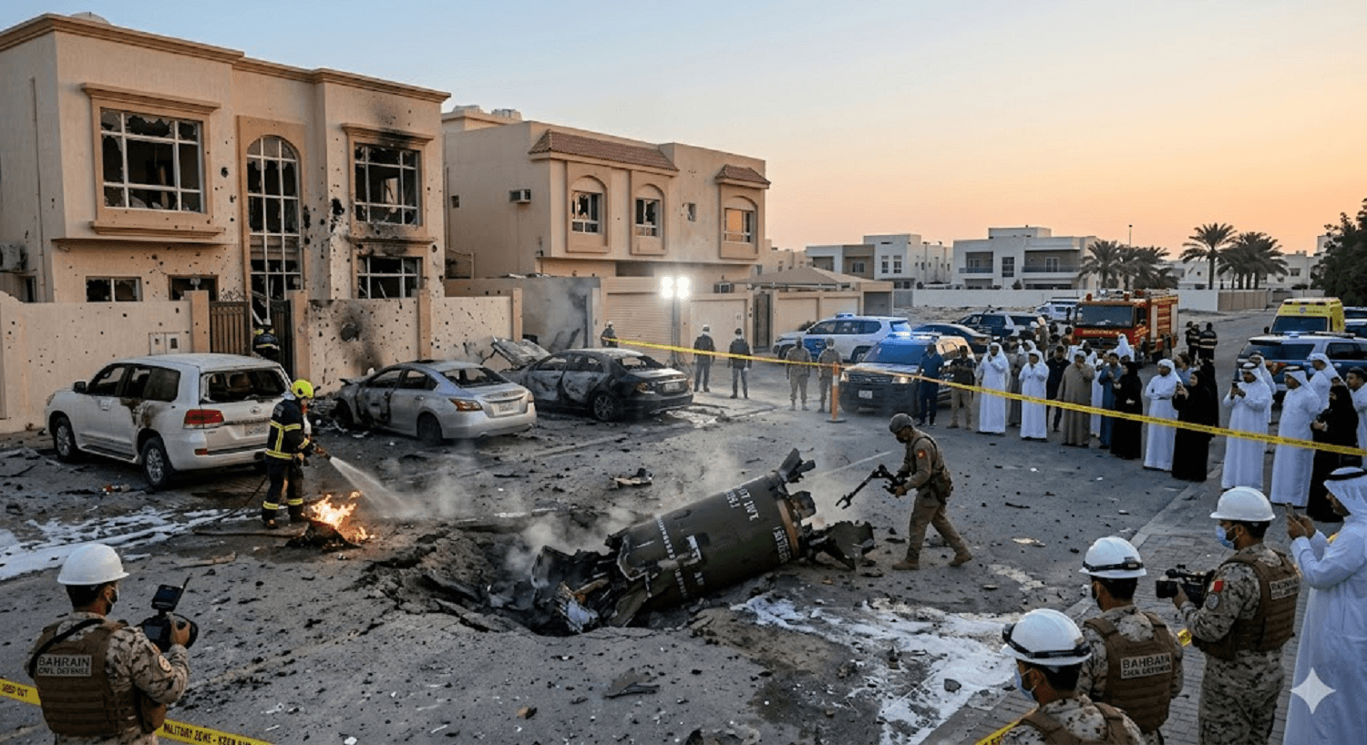 Falling Sky: Patriot Interceptor Crashes into Bahraini Neighborhood After Failed Engagement