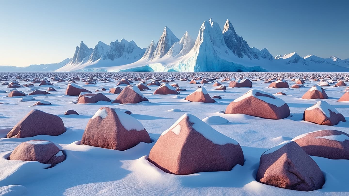 Beneath Antarctica’s Silence, Pink Rocks Reveal a Hidden Giant