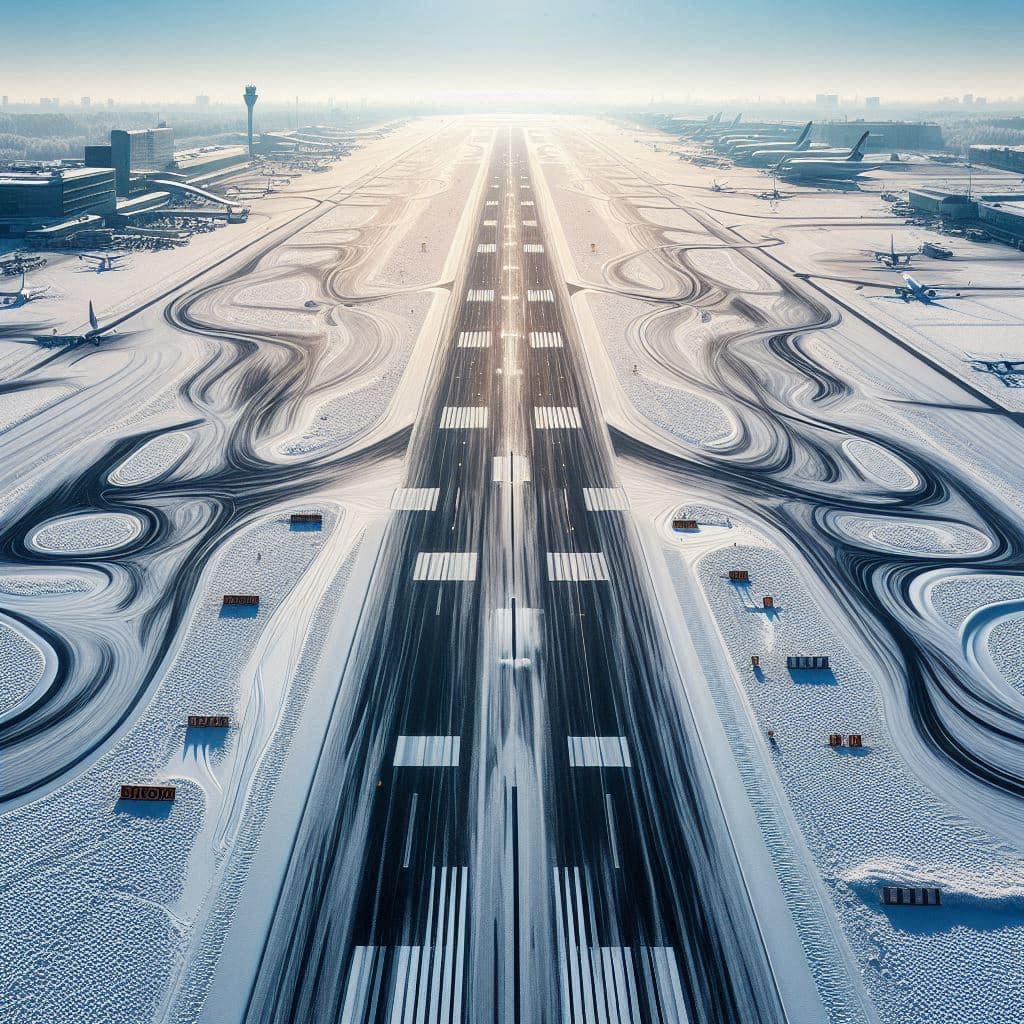 Between Snow and Silence: Reflections on a Grounded Airport