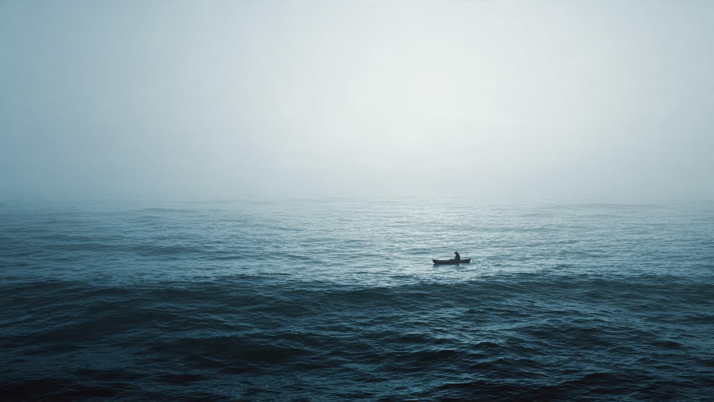 When Currents Pull Beyond the Shore: A Silver Sky Over the Quiet Waters of Stanmore