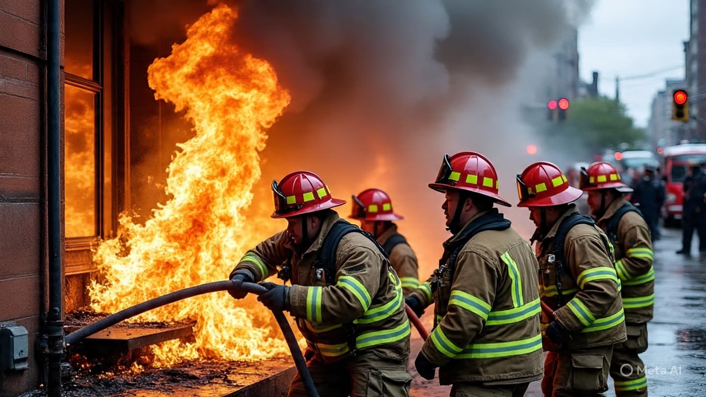 When Flames Rewrite the Night: What Remains After Fire Takes Hold?