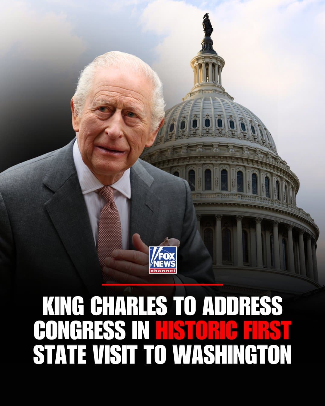 King Charles III to Address U.S. Congress in Historic First Visit
