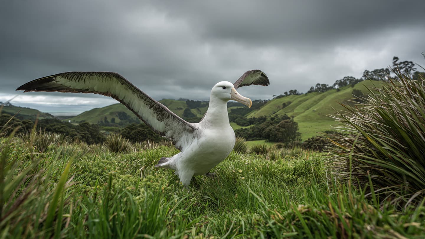 Following the Path of the Invisible Current, Where Sea Birds Meet the Earthly Silence Below