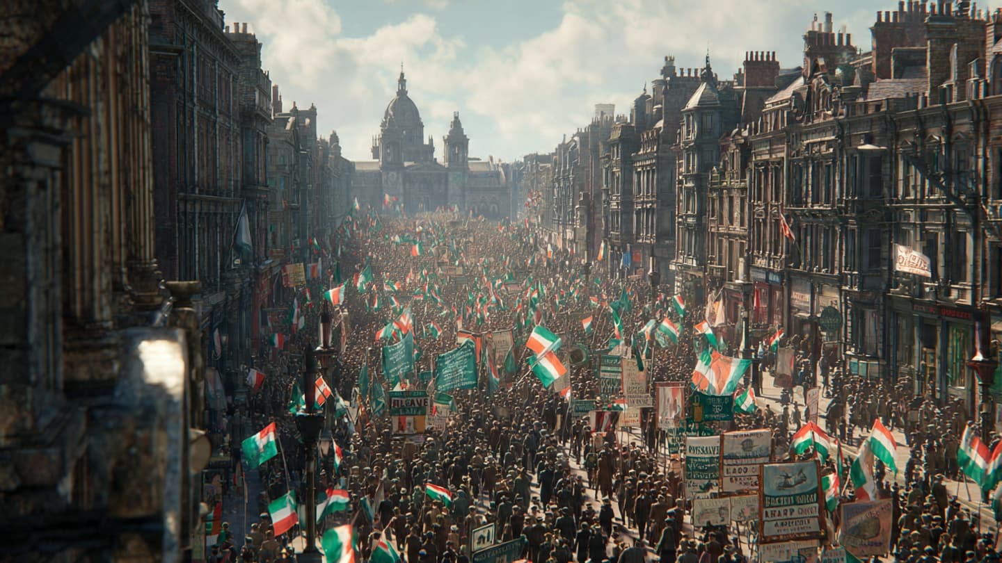ireland’s Housing Emergency: Violent Scuffles Reported as Eviction Ban Expiry Triggers Mass Demonstrations