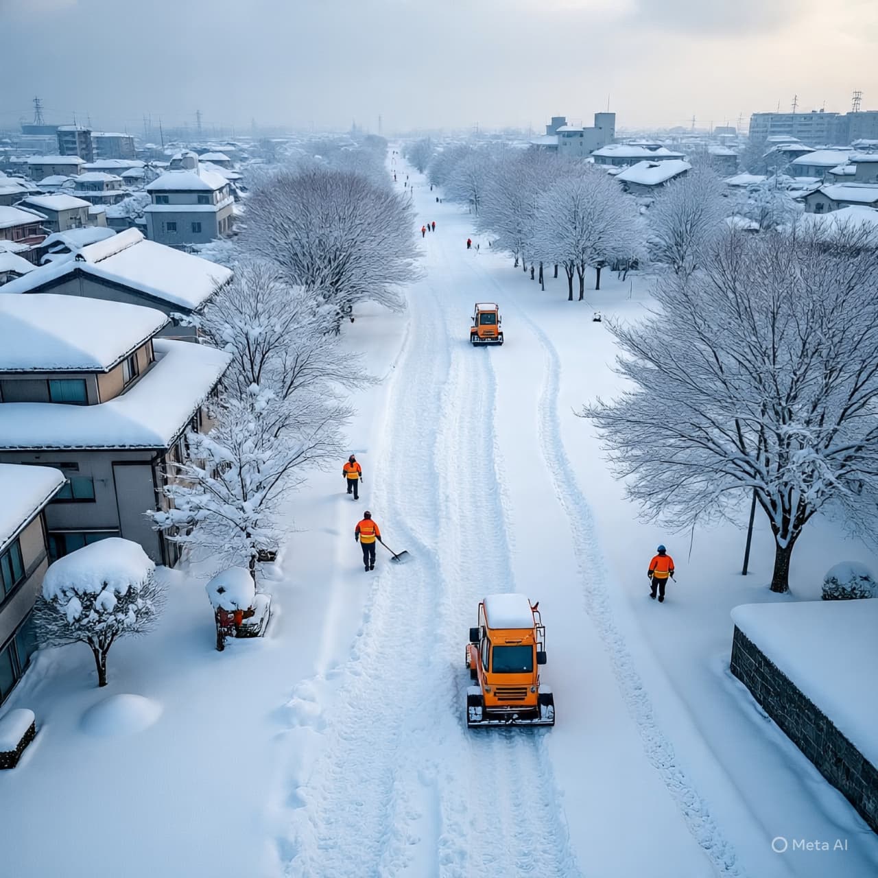 “Through Silent Streets and Heavy Snow: Life Amid Japan’s Winter Tragedy”