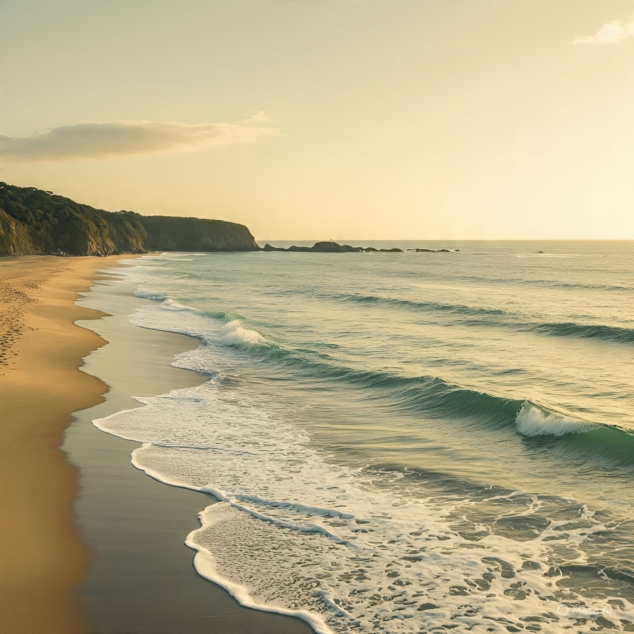 Entre les marées et le crépuscule, le coup de rame régulier d'un garçon atteint le rivage
