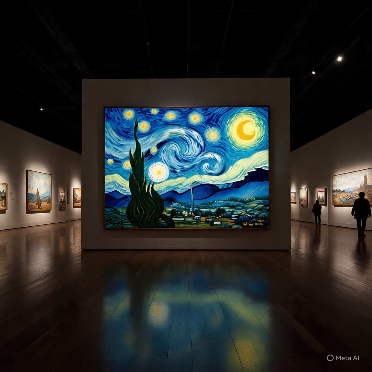 The Luminous Canvas of Belgrade: A Soft Convergence of Van Gogh and the Balkan Night