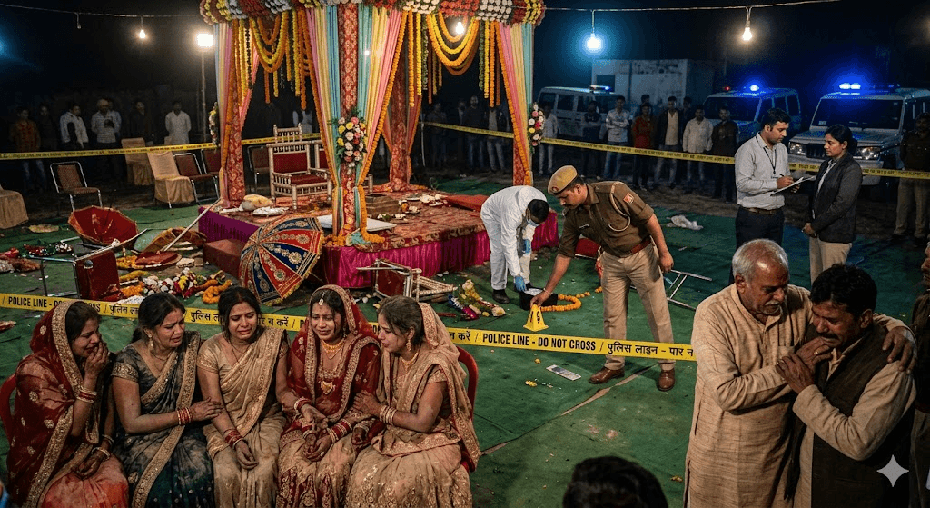 Shot at the Altar: Groom Killed by Bride's Relative in Kheta Sarai Wedding Attack