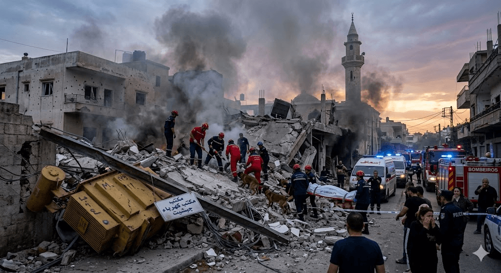 Breaking: Israel Launches Heavy Dawn Strikes on Lebanon; 3 Confirmed Dead Amid Ceasefire Hopes